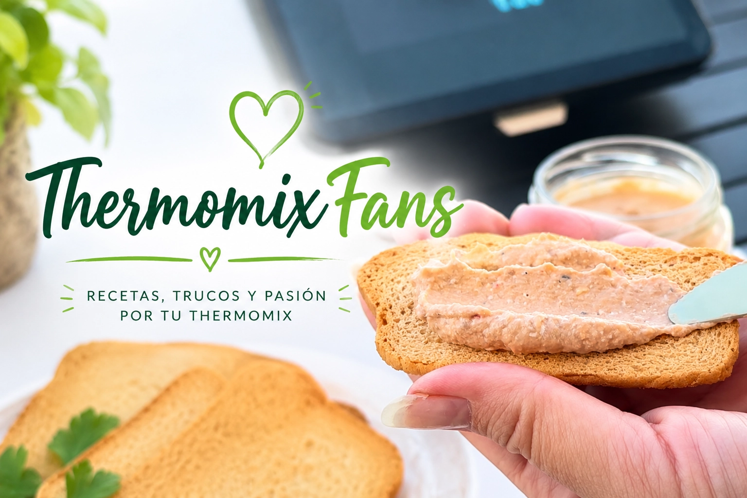 Paté rico en Omega3, calcio y proteínas con Thermomix