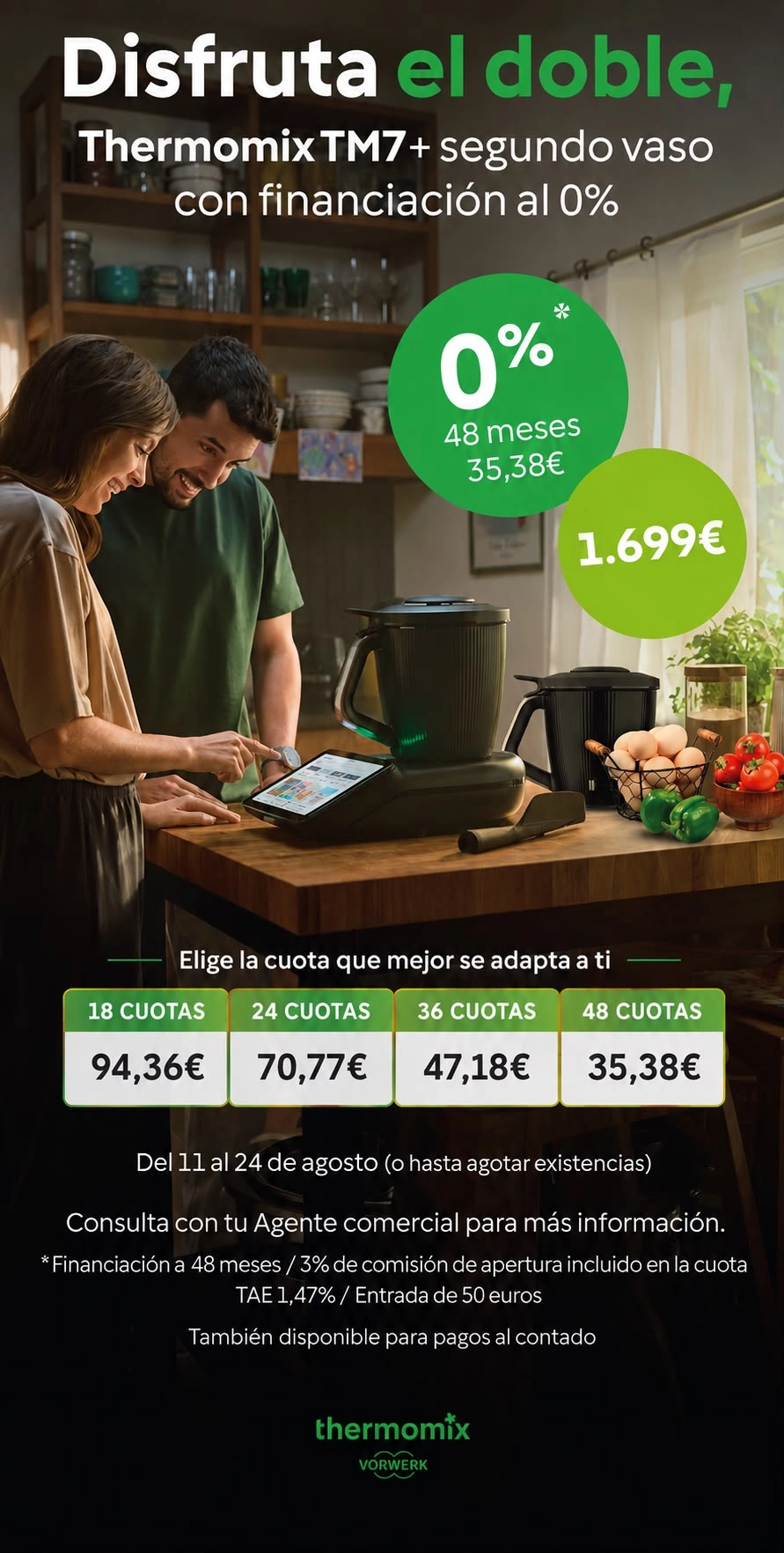 Comprar Thermomix Tm7 sin intereses y con un segundo vaso!!