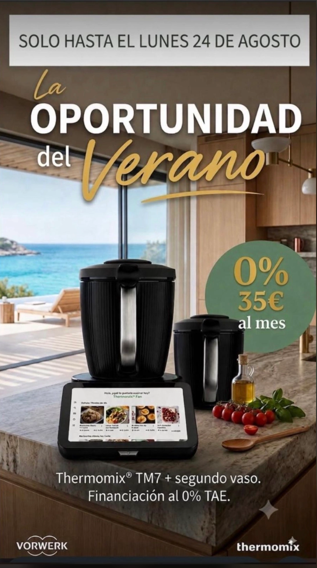 Por 35,38€ =O% + Doble vaso +Empieza a pagar en octubre
