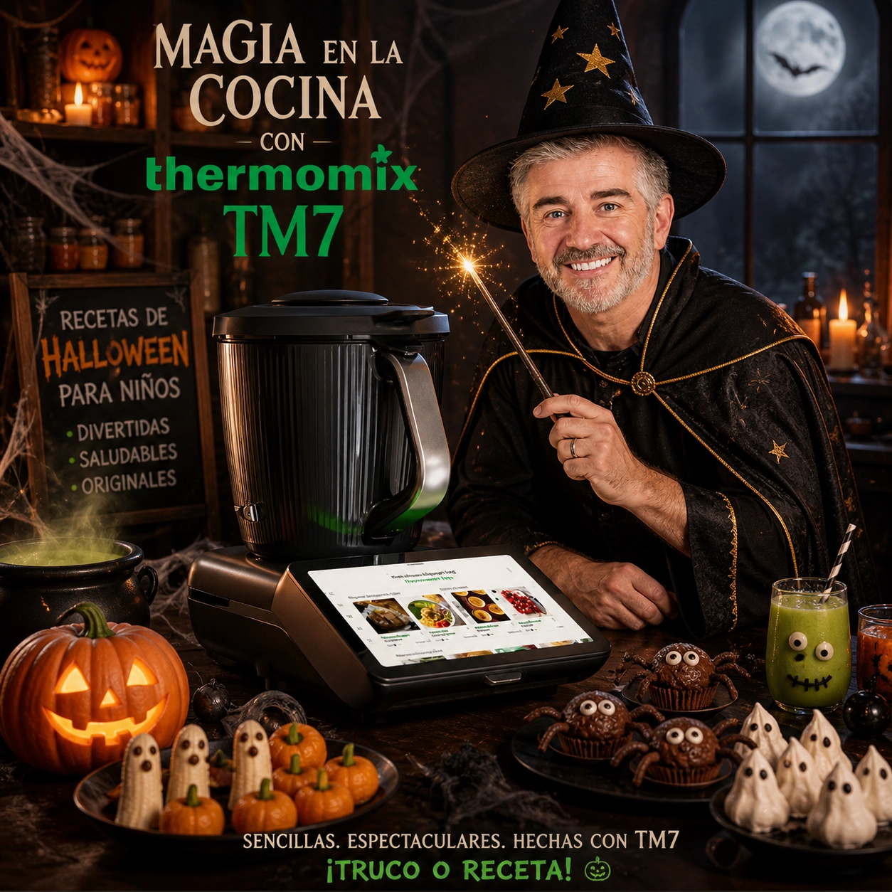 Halloween en la cocina: recetas que despiertan la imaginación con Thermomix TM7
