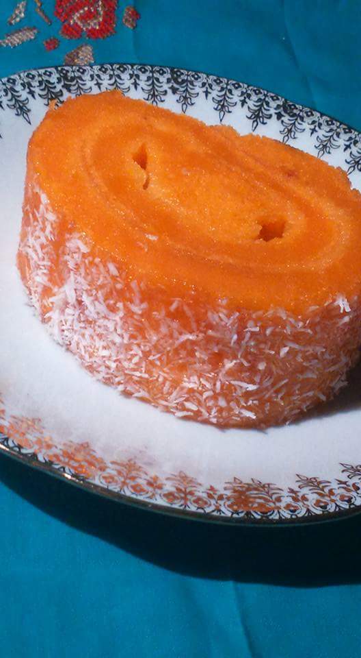 Brazo de gitano de zanahoria