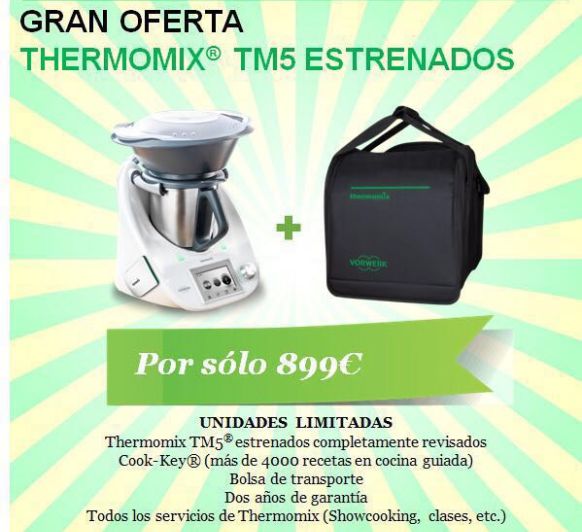 AGOTADA - Gran Oferta Thermomix® Km 0 / Seminuevas por 899€